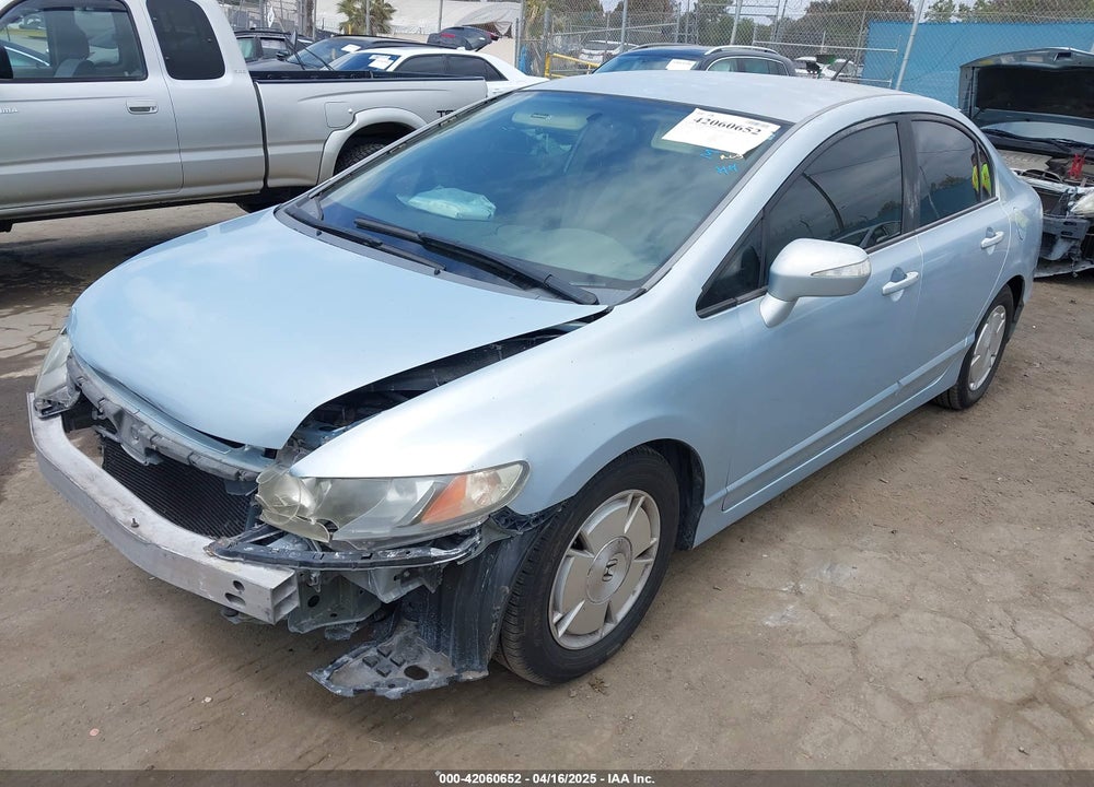 2006 HONDA CIVIC HYBRID VIN: JHMFA36216S020626
