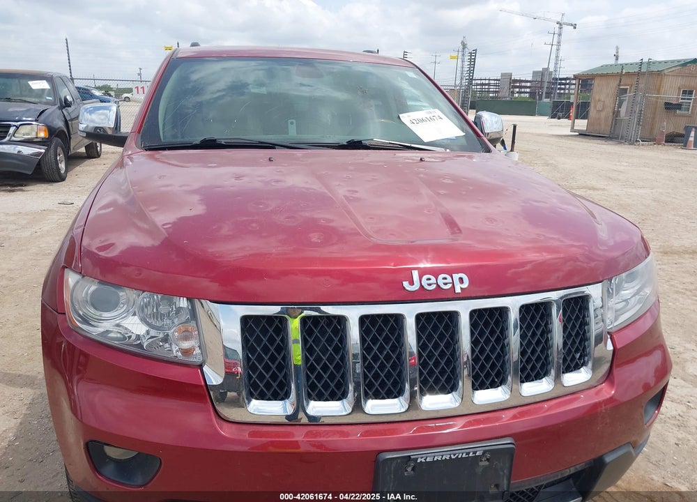 2013 JEEP GRAND CHEROKEE OVERLAND VIN: 1C4RJFCT3DC619435