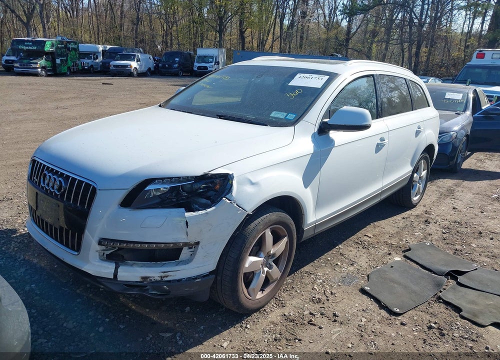 2013 AUDI Q7 3.0T PREMIUM VIN: WA1LGAFE7DD000118