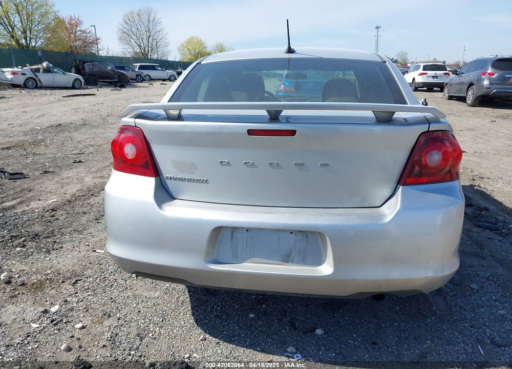2012 DODGE AVENGER SE VIN: 1C3CDZAB6CN147327