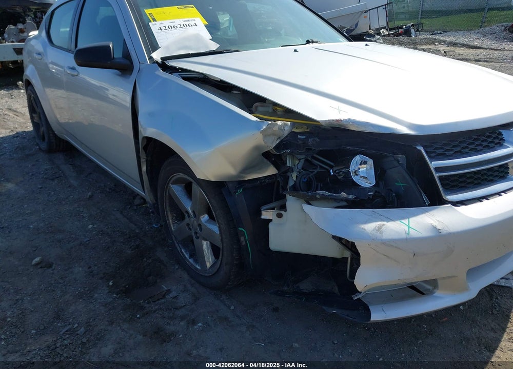 2012 DODGE AVENGER SE VIN: 1C3CDZAB6CN147327