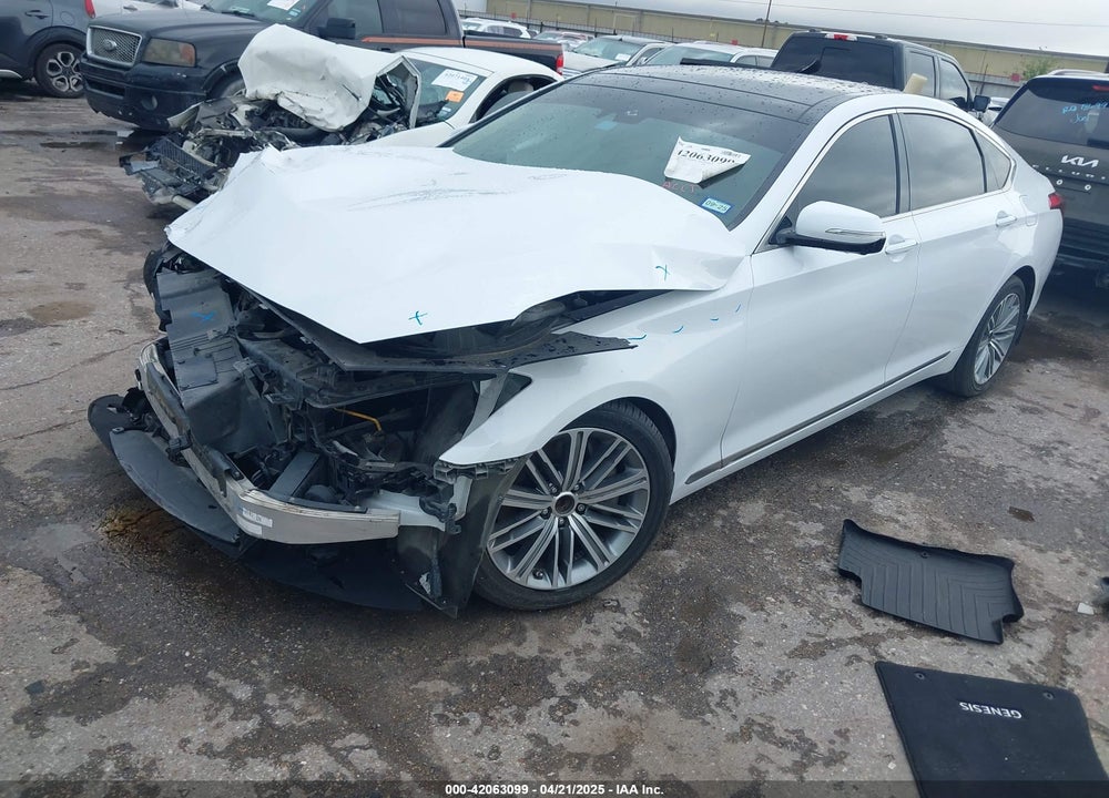 2018 GENESIS G80 3.8 VIN: KMHGN4JE2JU238178