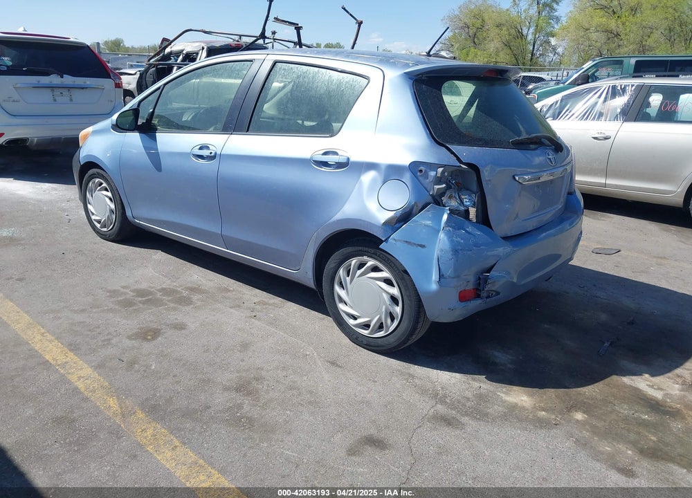 2012 TOYOTA YARIS VIN: JTDKTUD36CD535147