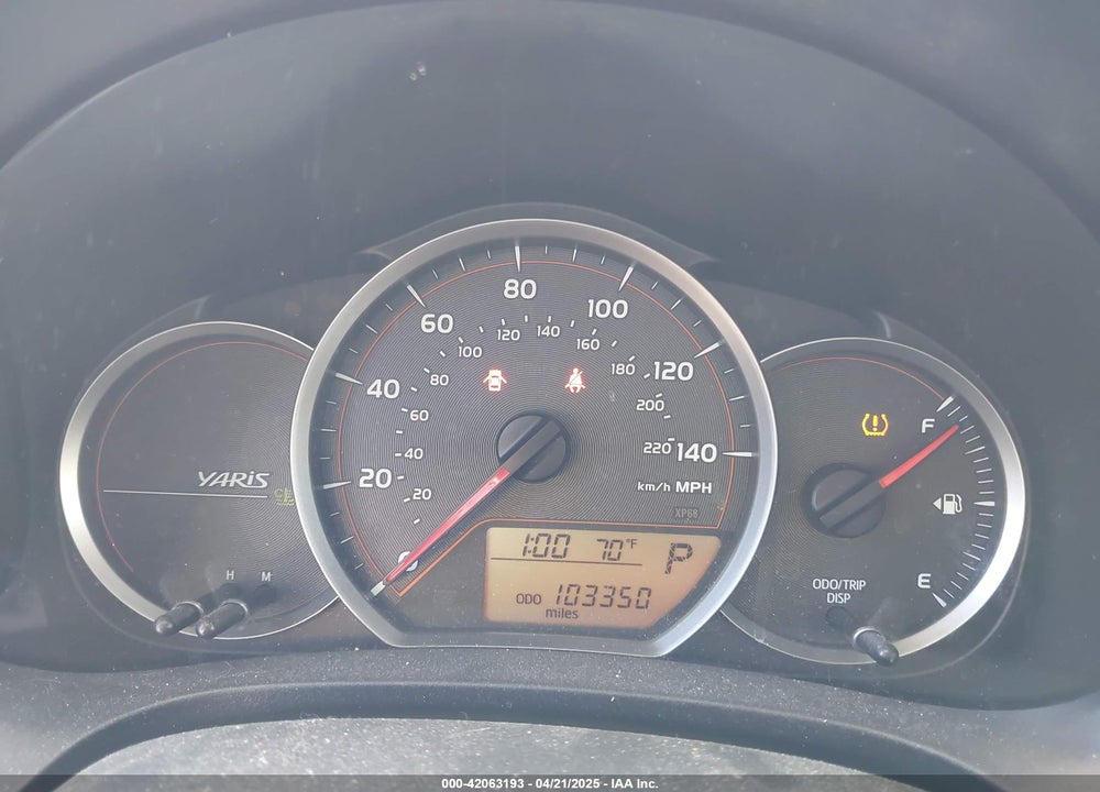 2012 TOYOTA YARIS VIN: JTDKTUD36CD535147