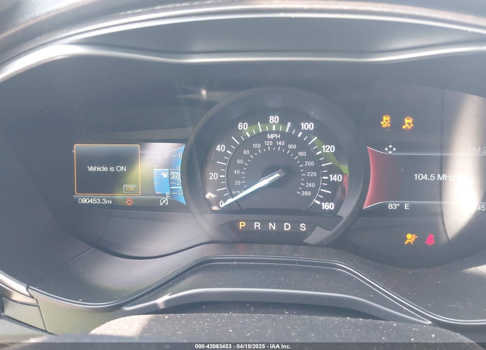 2019 FORD FUSION VIN: 3FA6P0K91KR253371