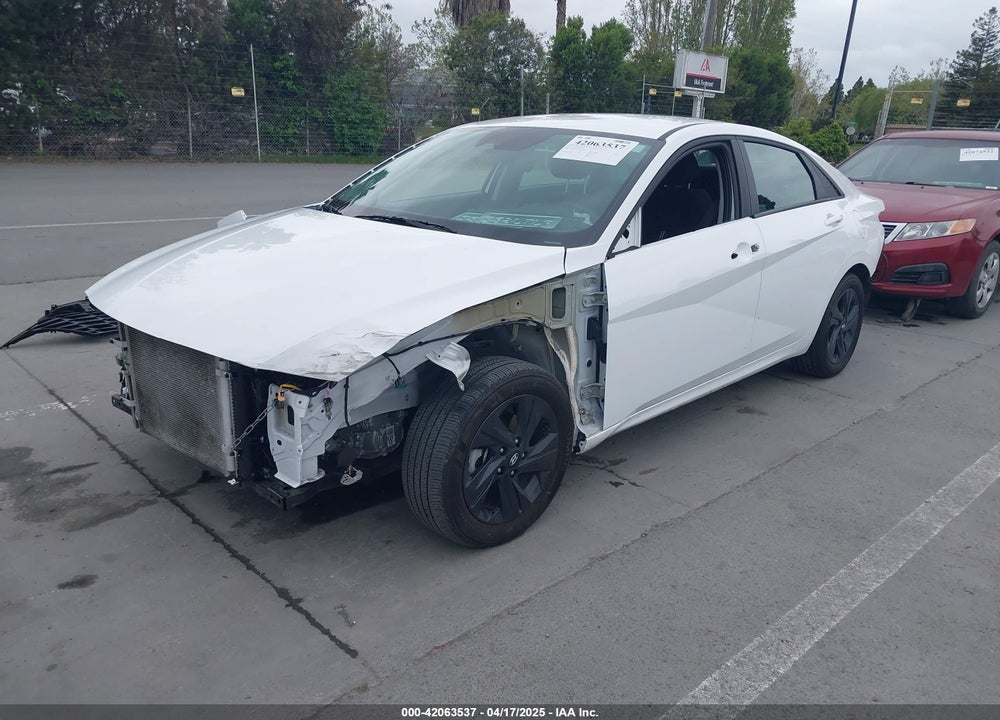 2023 HYUNDAI ELANTRA HYBRID BLUE VIN: KMHLM4AJ4PU086802