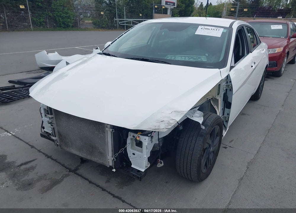 2023 HYUNDAI ELANTRA HYBRID BLUE VIN: KMHLM4AJ4PU086802
