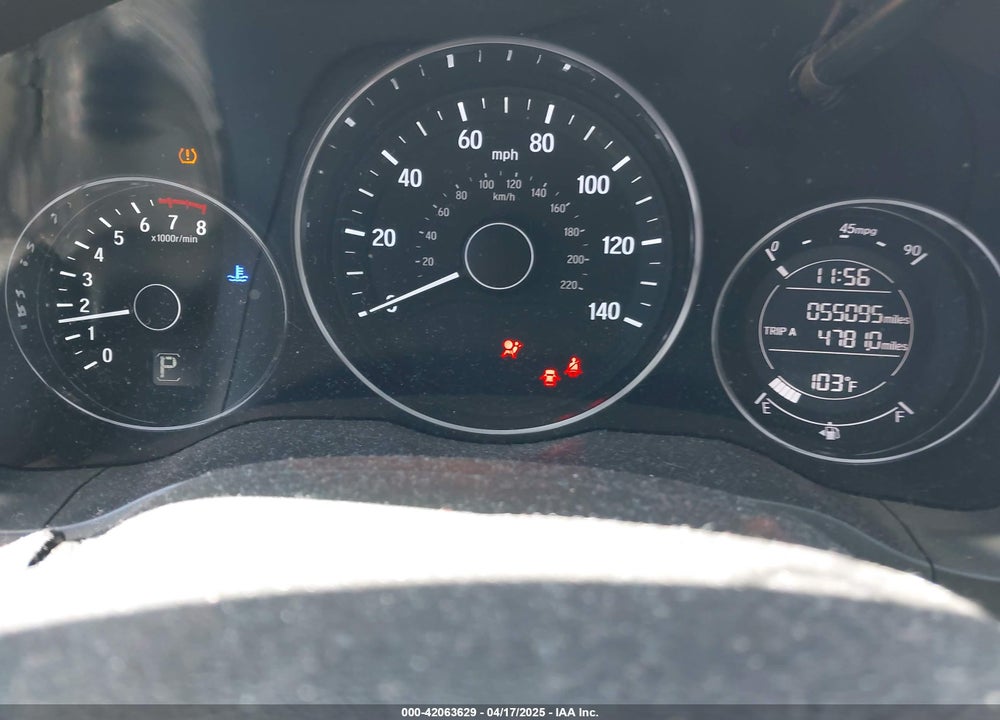 2017 HONDA HR-V VIN: 3CZRU5H56HM708054