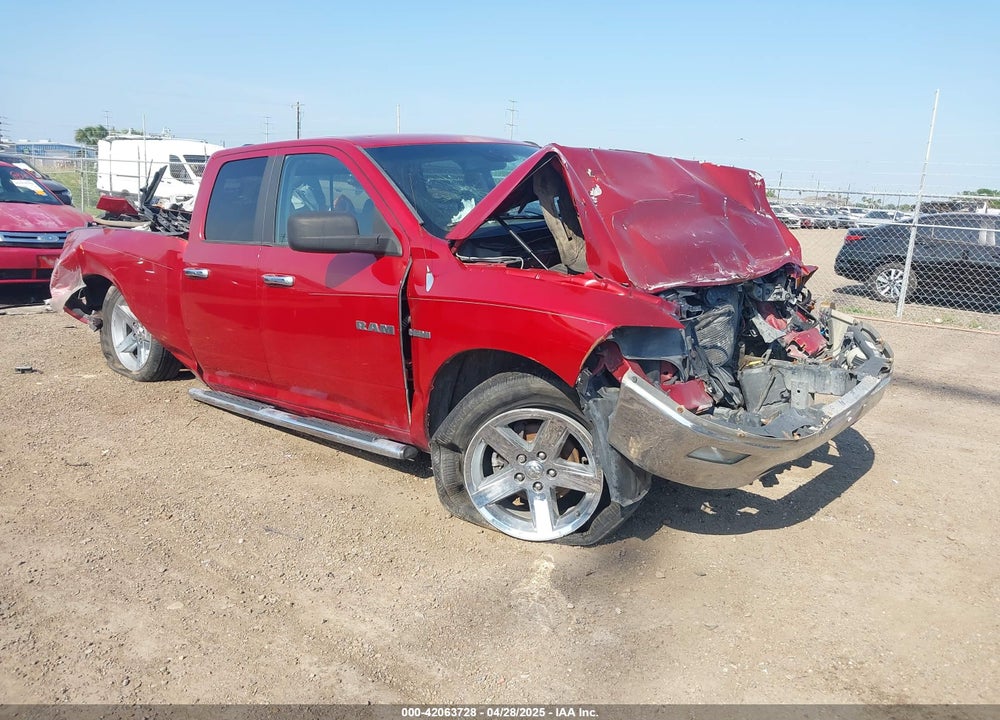 2010 DODGE RAM 1500 SLT/SPORT/TRX VIN: 1D7RB1GT9AS144911