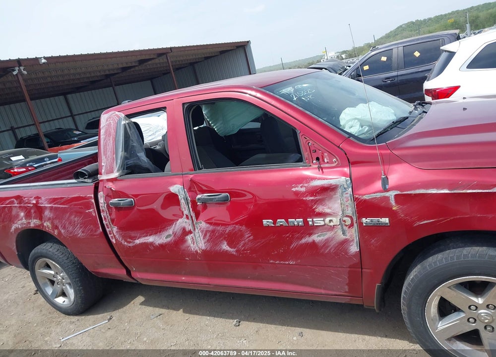 2012 RAM 1500 VIN: 1C6RD7FT1CS318554