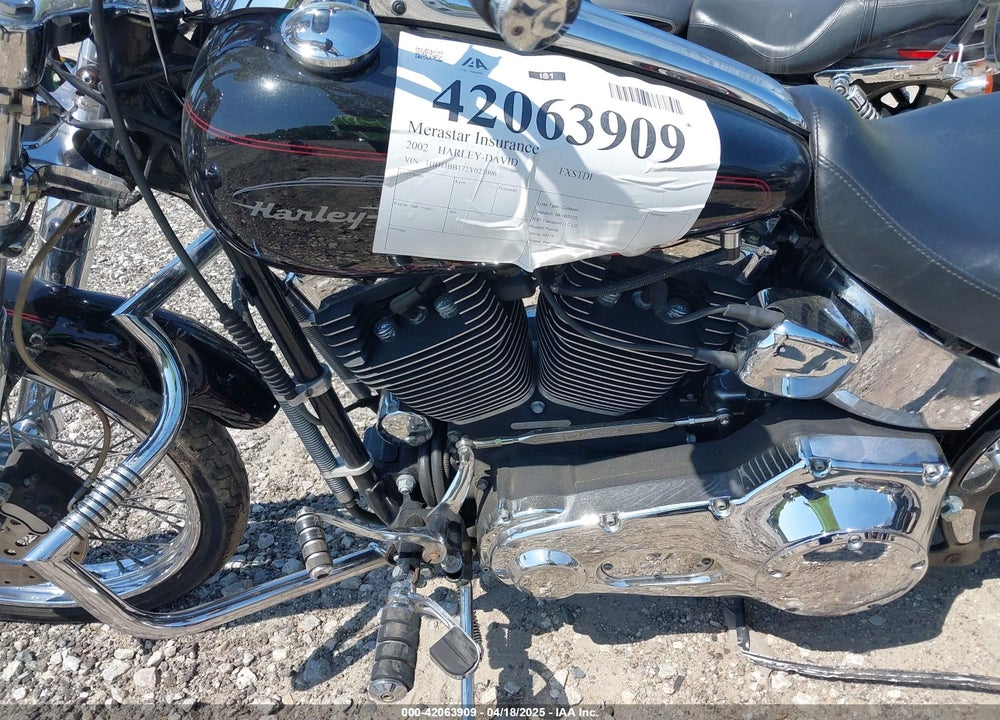 2002 HARLEY-DAVIDSON FXSTDI VIN: 1HD1JBB172Y023006