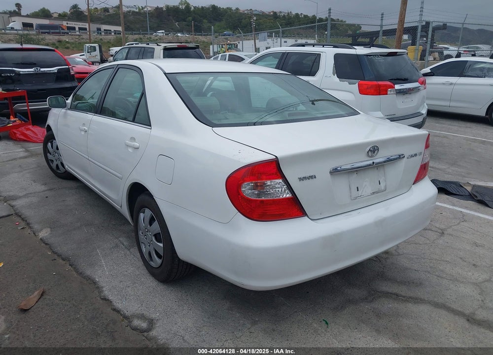 2002 TOYOTA CAMRY LE VIN: 4T1BE32K12U085223