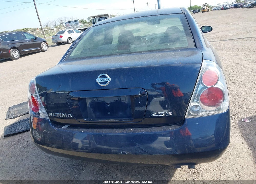 2006 NISSAN ALTIMA VIN: 1N4AL11DX6N414293