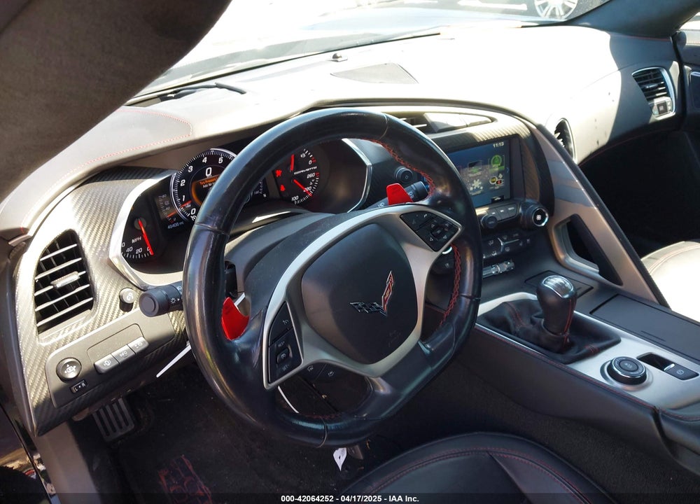 2017 CHEVROLET CORVETTE GRAND SPORT VIN: 1G1YZ2D71H5110106