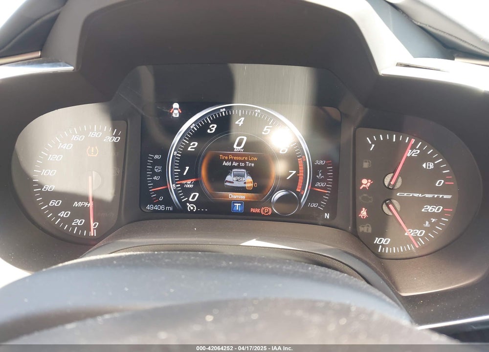 2017 CHEVROLET CORVETTE GRAND SPORT VIN: 1G1YZ2D71H5110106