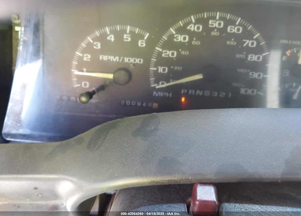 1998 CHEVROLET K2500 FLEETSIDE VIN: 1GCGK24R0WZ198273