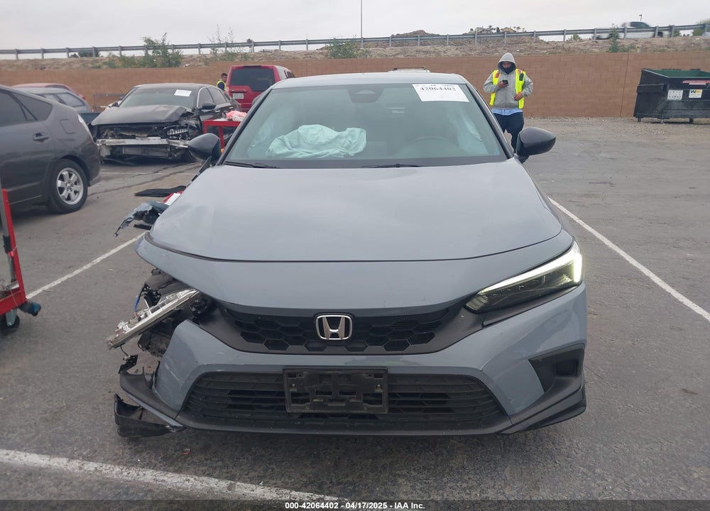 2022 HONDA CIVIC VIN: 19XFL2H82NE015153
