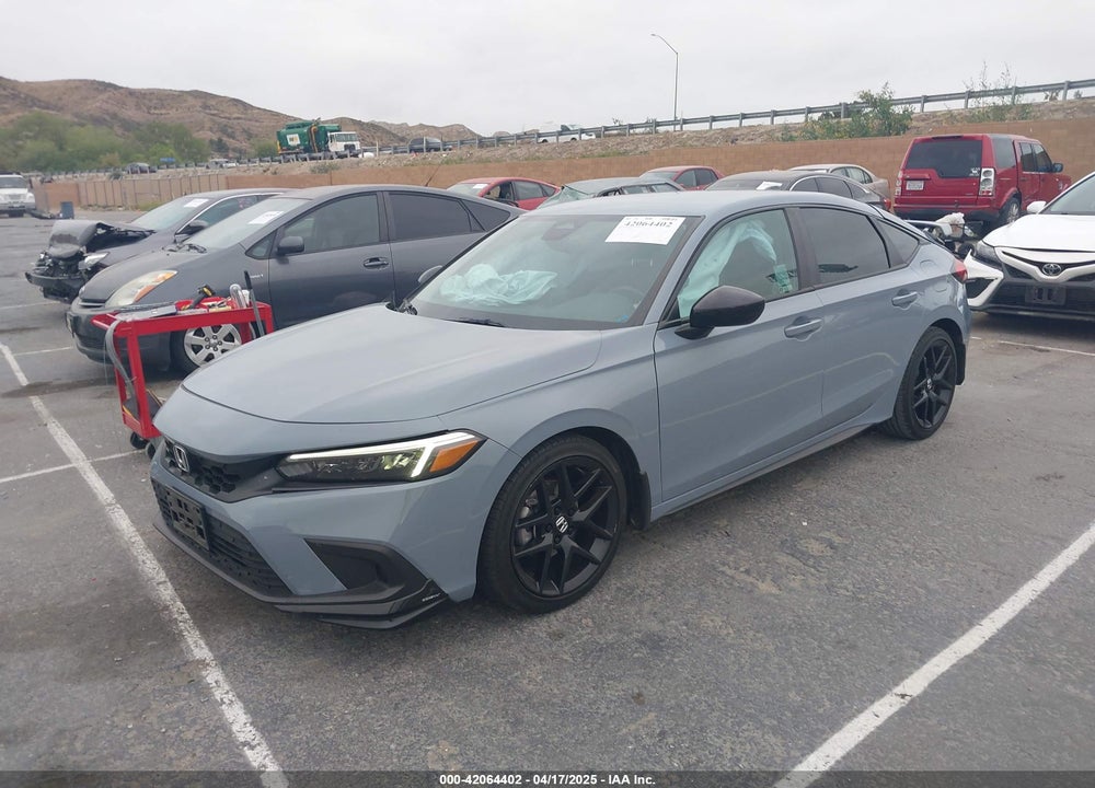 2022 HONDA CIVIC VIN: 19XFL2H82NE015153