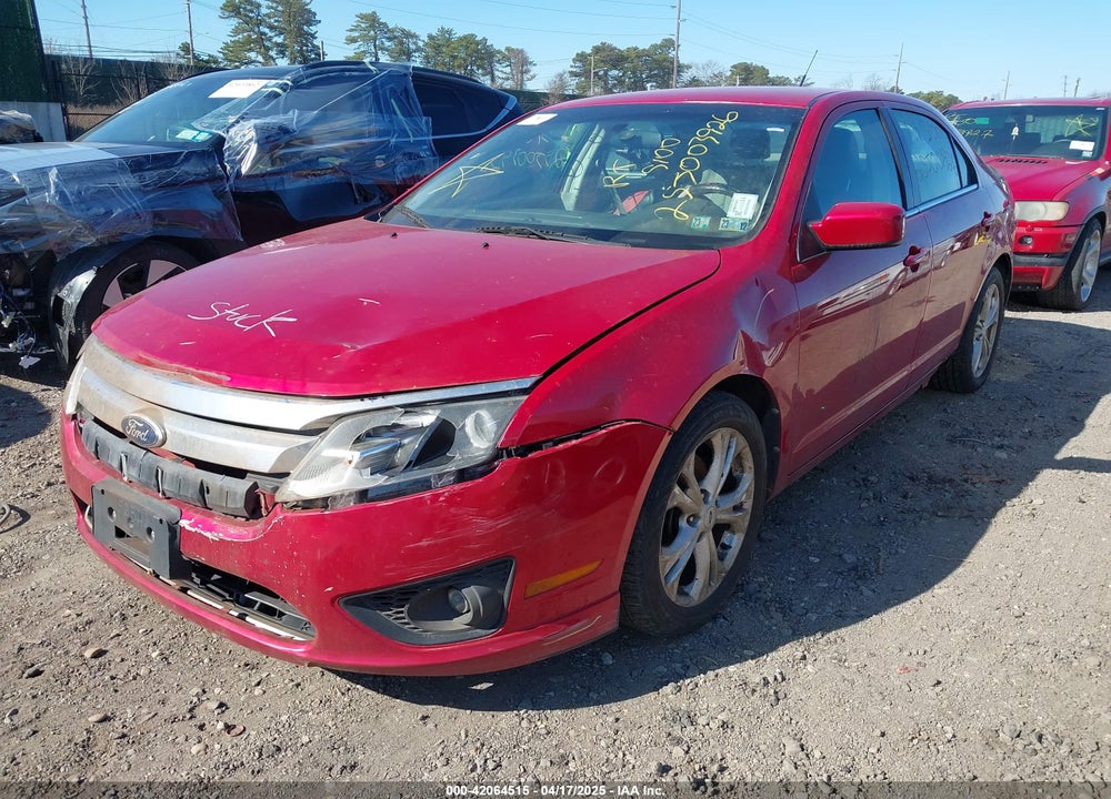 2012 FORD FUSION VIN: 3FAHP0HA7CR191549