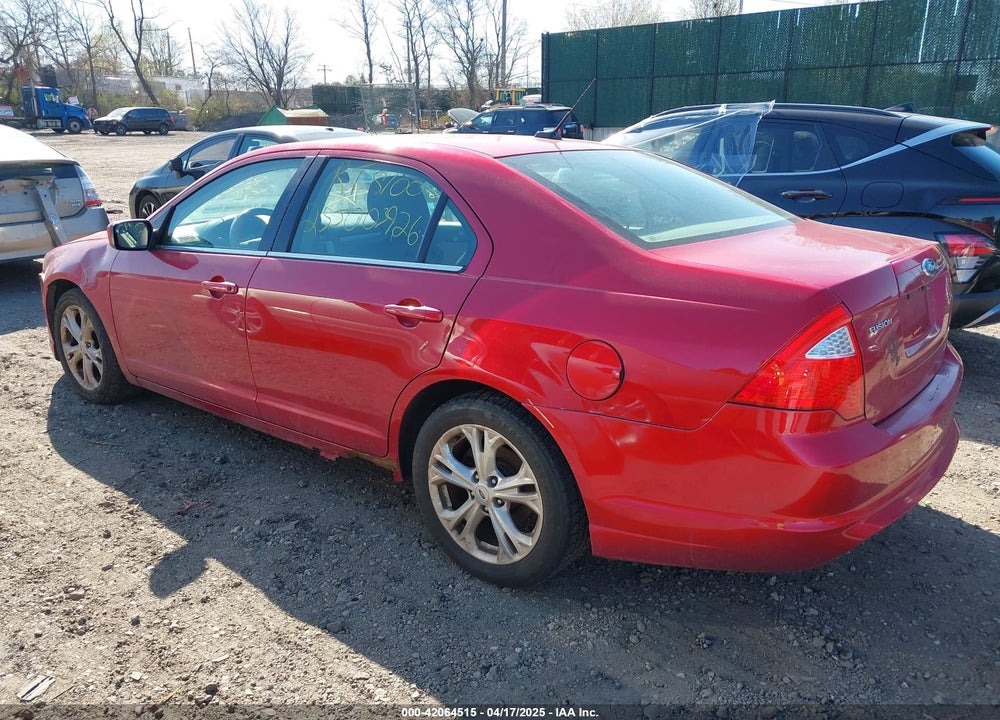 2012 FORD FUSION VIN: 3FAHP0HA7CR191549