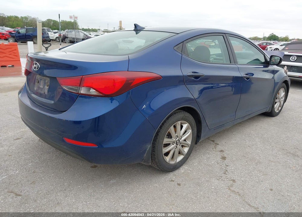2015 HYUNDAI ELANTRA SE VIN: 5NPDH4AE8FH593503