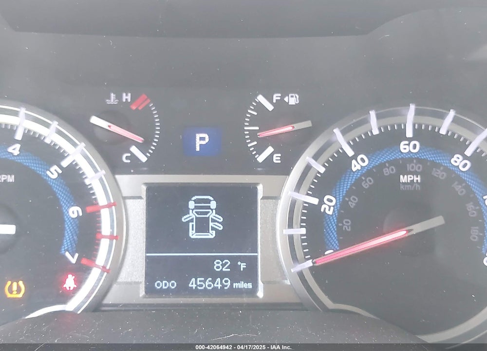 2019 TOYOTA 4RUNNER LIMITED/LIMITED NIGHTSHADE/SR5/SR5 PREMIUM/TRD OFF ROAD/TRD OFF ROAD PREMIUM/TRD PRO VIN: JTEBU5JR4K5632833
