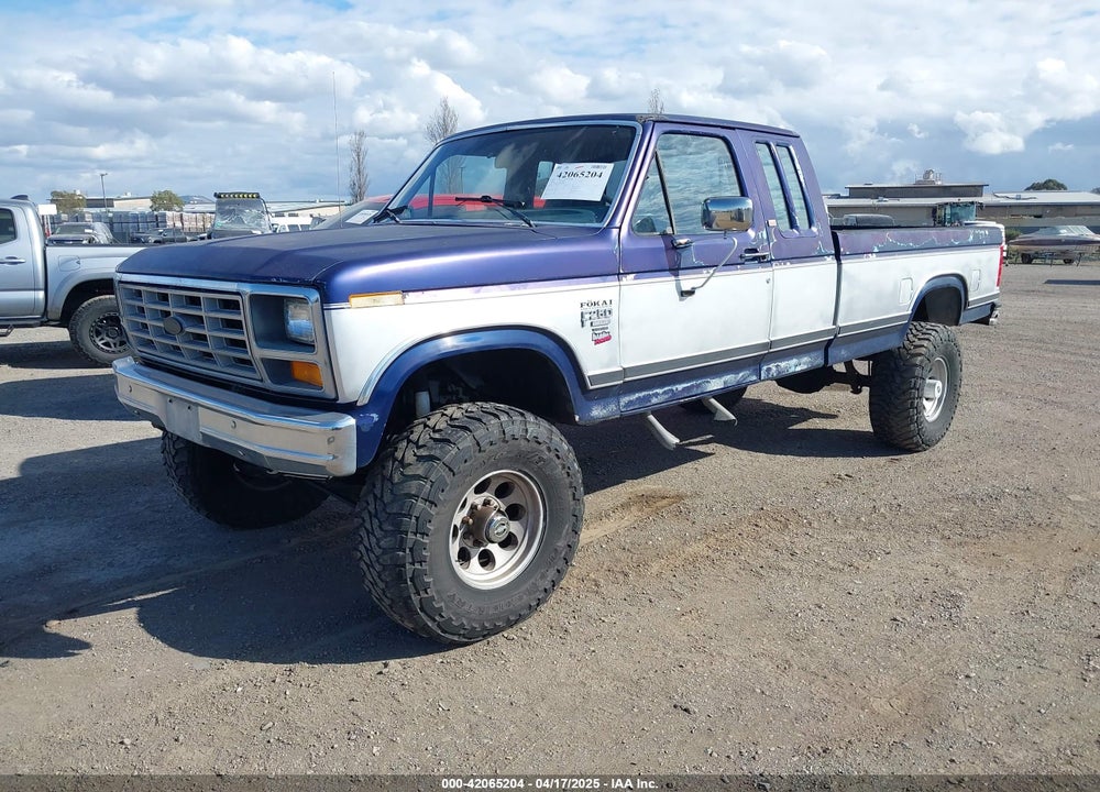 1986 FORD F250 VIN: 1FTHX2613GKB69048