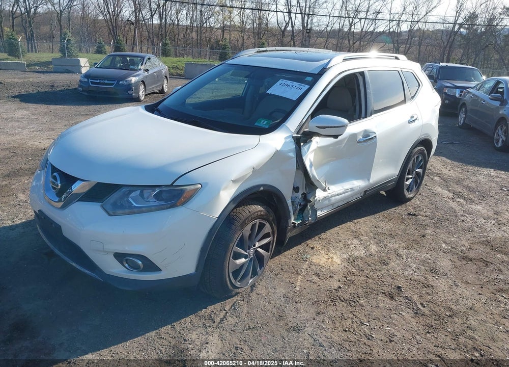2016 NISSAN ROGUE VIN: 5N1AT2MV7GC790186