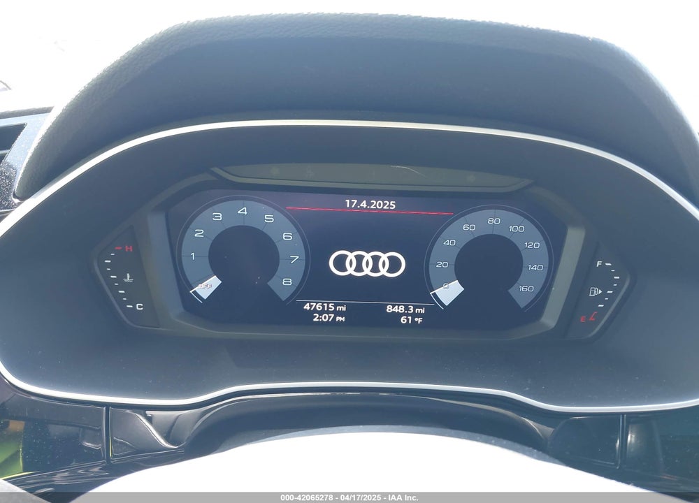 2021 AUDI Q3 PREMIUM 45 TFSI S LINE QUATTRO TIPTRONIC VIN: WA1DECF32M1054786