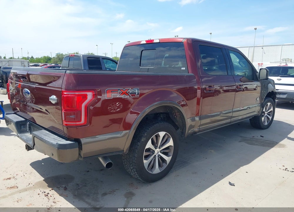 2016 FORD F-150 KING RANCH VIN: 1FTEW1EG4GFA29864