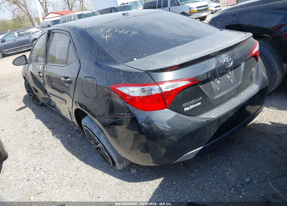 2016 TOYOTA COROLLA S PREMIUM VIN: 2T1BURHE6GC585264