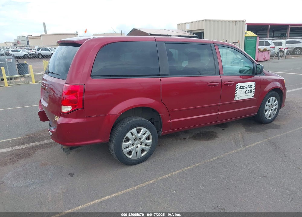 2016 DODGE GRAND CARAVAN SE VIN: 2C4RDGBG7GR225773