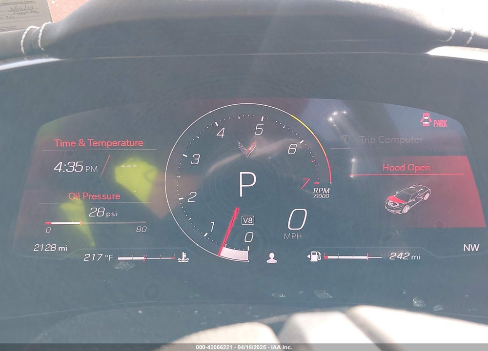2024 CHEVROLET CORVETTE STINGRAY VIN: 1G1YB2D41R5115236