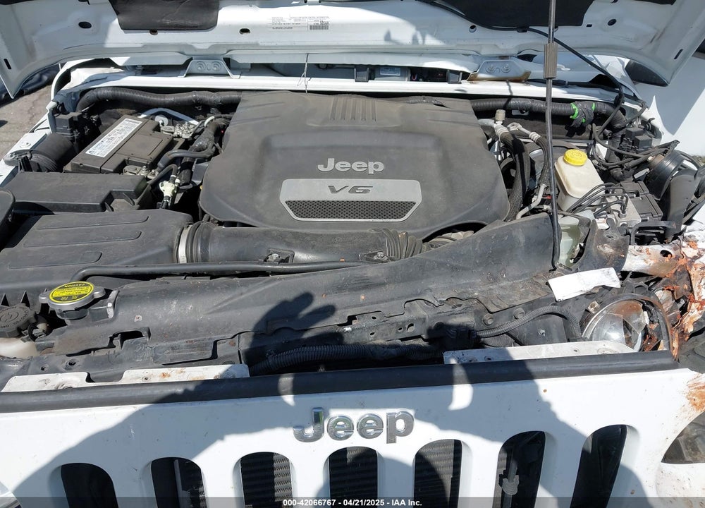 2016 JEEP WRANGLER UNLIMITED VIN: 1C4BJWFG4GL110278