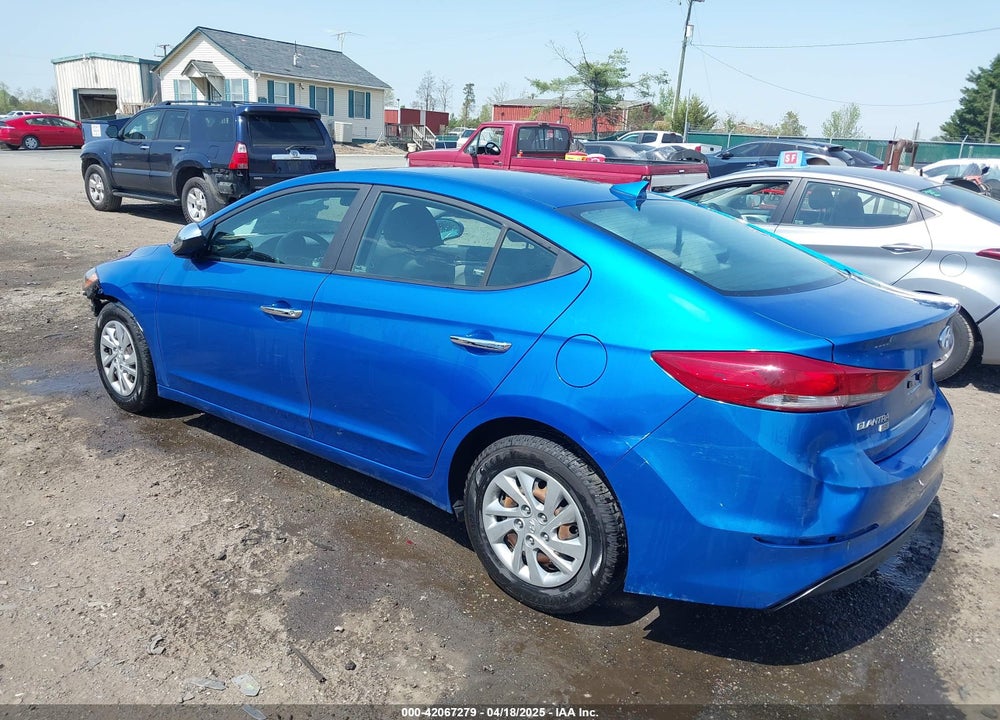 2017 HYUNDAI ELANTRA SE VIN: KMHD74LF6HU144401