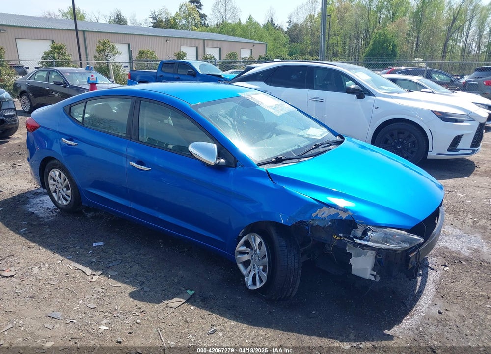 2017 HYUNDAI ELANTRA SE VIN: KMHD74LF6HU144401