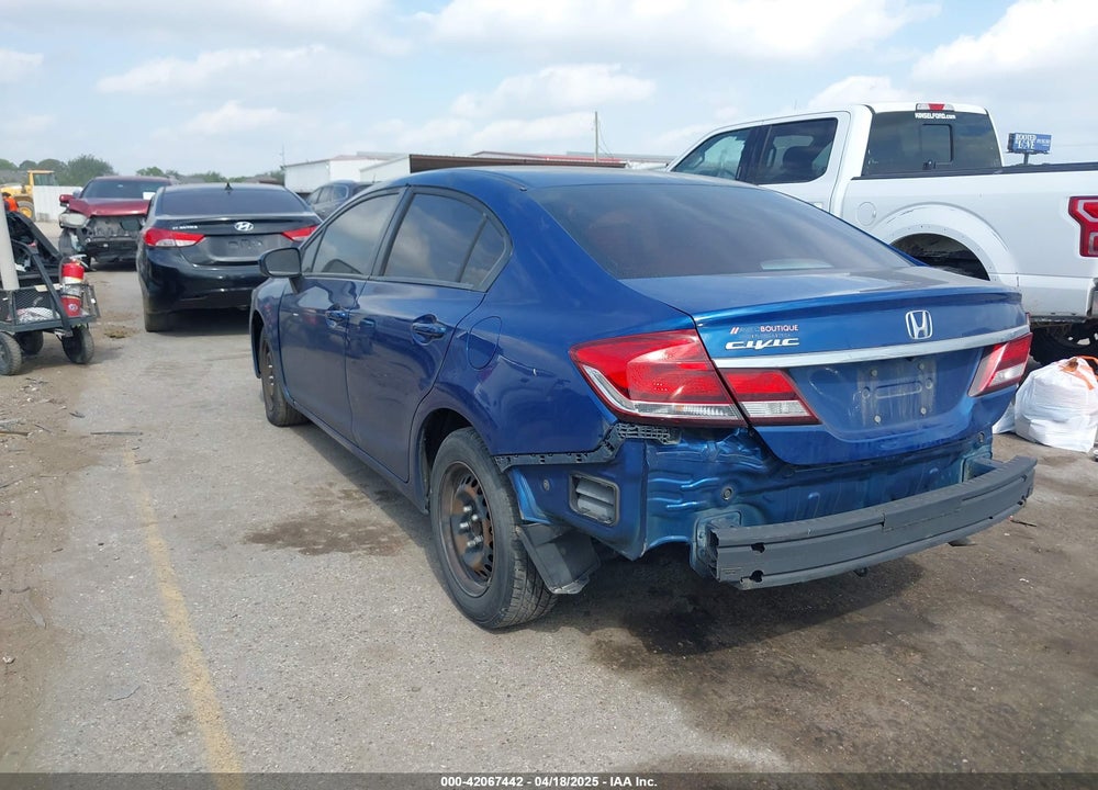 2015 HONDA CIVIC LX VIN: 19XFB2F56FE217071