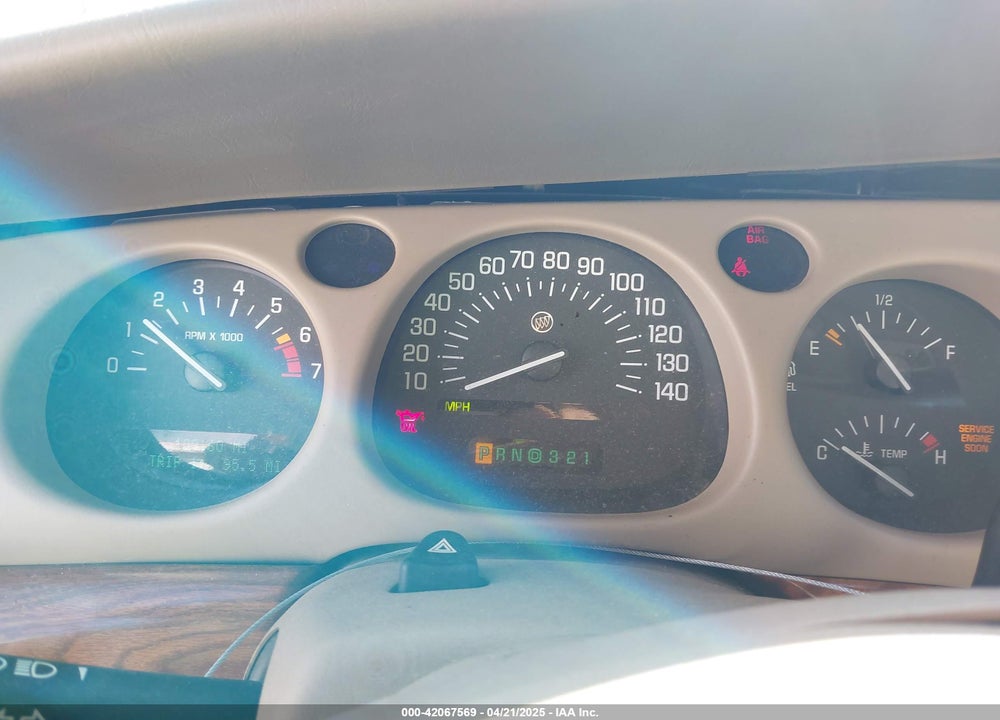 2000 BUICK LESABRE CUSTOM VIN: 1G4HP54K4YU122674