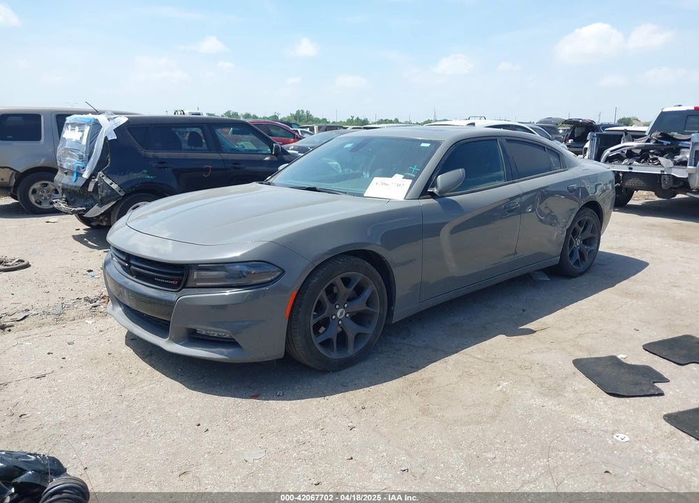 2017 DODGE CHARGER SXT RWD VIN: 2C3CDXHG4HH652448