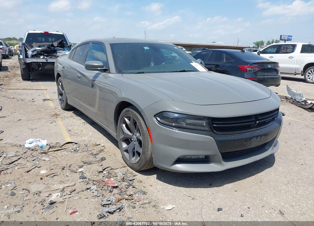 2017 DODGE CHARGER SXT RWD VIN: 2C3CDXHG4HH652448