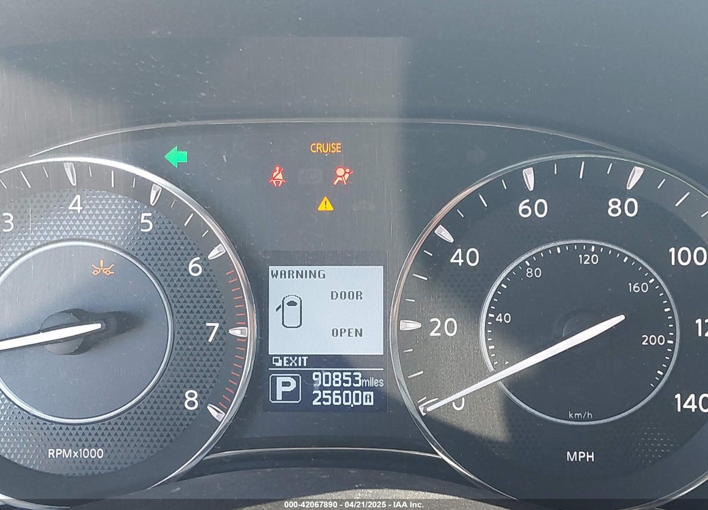 2019 NISSAN ARMADA VIN: JN8AY2NC7KX509061