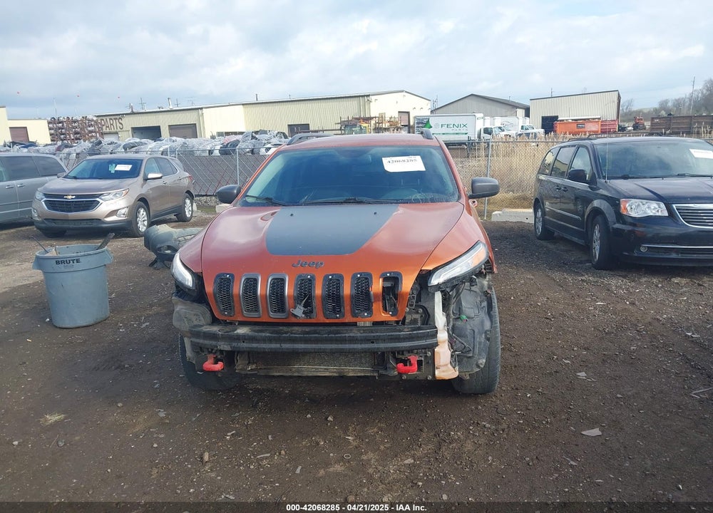 2016 JEEP CHEROKEE TRAILHAWK VIN: 1C4PJMBSXGW112992