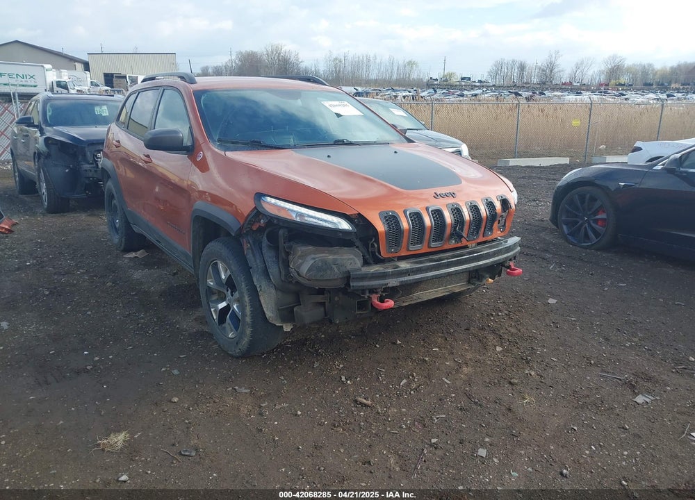 2016 JEEP CHEROKEE TRAILHAWK VIN: 1C4PJMBSXGW112992