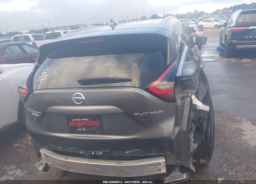 2019 NISSAN MURANO PLATINUM VIN: 5N1AZ2MJ2KN140352