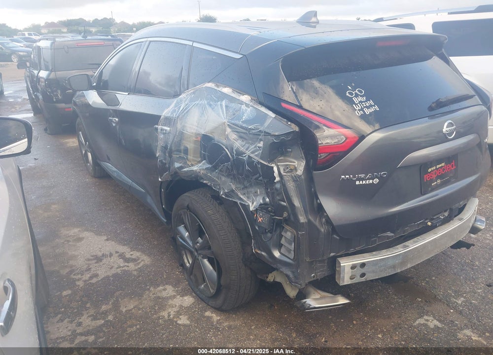 2019 NISSAN MURANO PLATINUM VIN: 5N1AZ2MJ2KN140352
