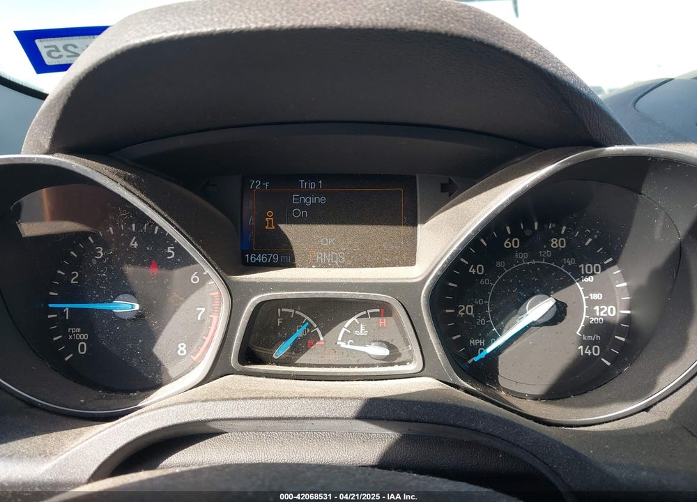 2017 FORD ESCAPE S VIN: 1FMCU0F7XHUC10112