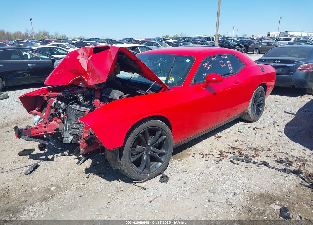 2016 DODGE CHALLENGER SXT VIN: 2C3CDZAG5GH200089