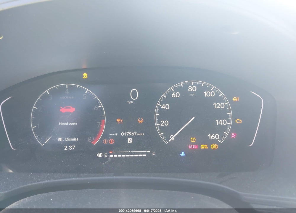 2024 HONDA CIVIC SPORT VIN: 2HGFE2F54RH516723
