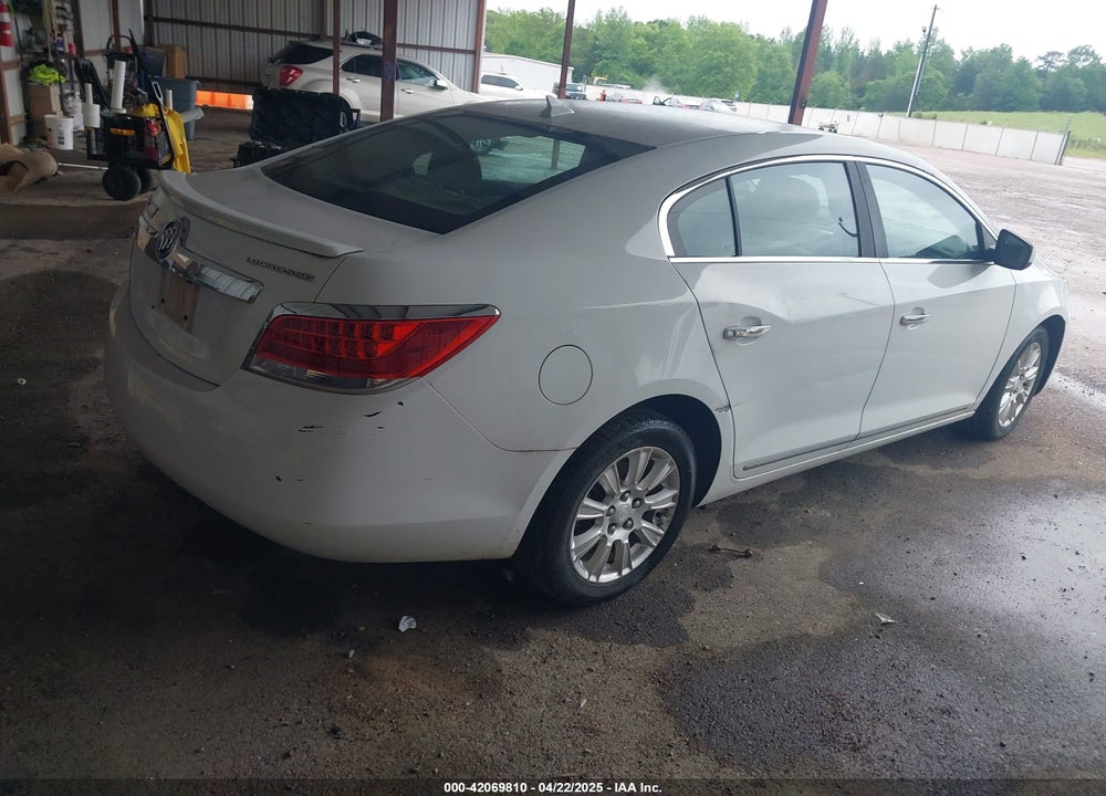 2012 BUICK LACROSSE CONVENIENCE GROUP VIN: 1G4GB5ER8CF233067