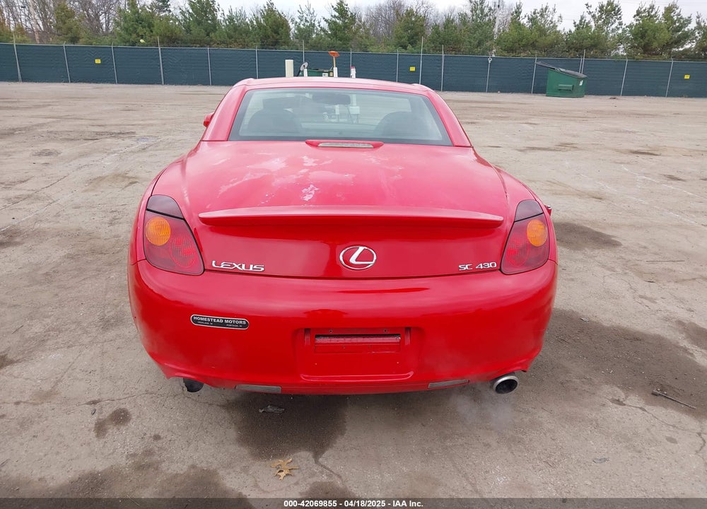 2002 LEXUS SC 430 VIN: JTHFN48Y620015228